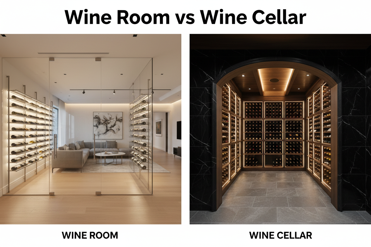 Wine Room vs Wine Cellar: What’s the Real Difference?