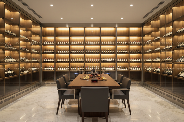commercial hotel wine room