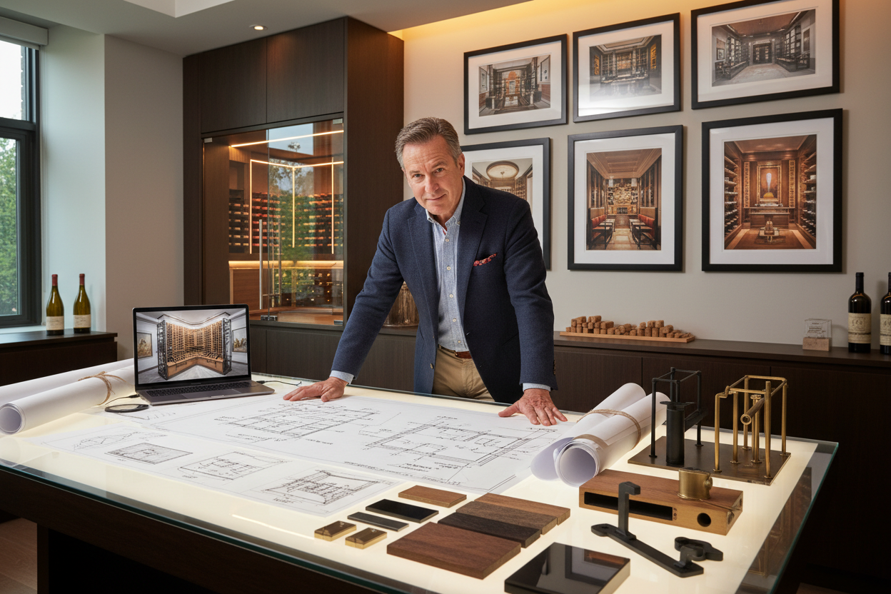 wine room architect 